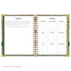 Daily Planner - "UNDATED" Hopeful Blooms