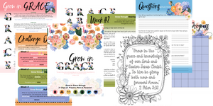 PRINTABLE Grow in Grace 21 Day Challenge