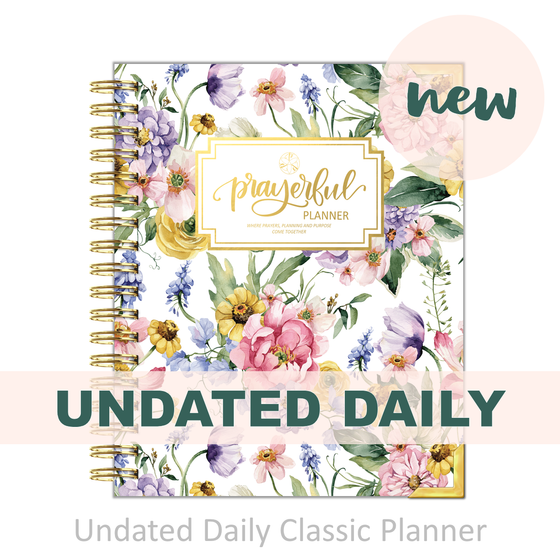 Daily Planner - "UNDATED" Fields of Faith