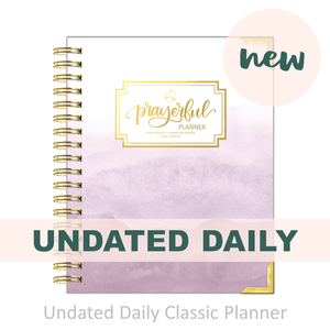 Daily Planner - "UNDATED" Royal Haze