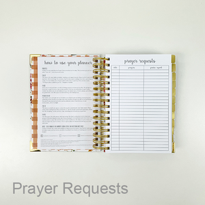 "Petite" Prayerful Planner - "UNDATED" Budding Branches
