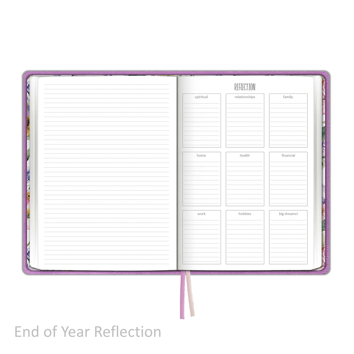 Weekly Planner - UNDATED Soft Cover Plum