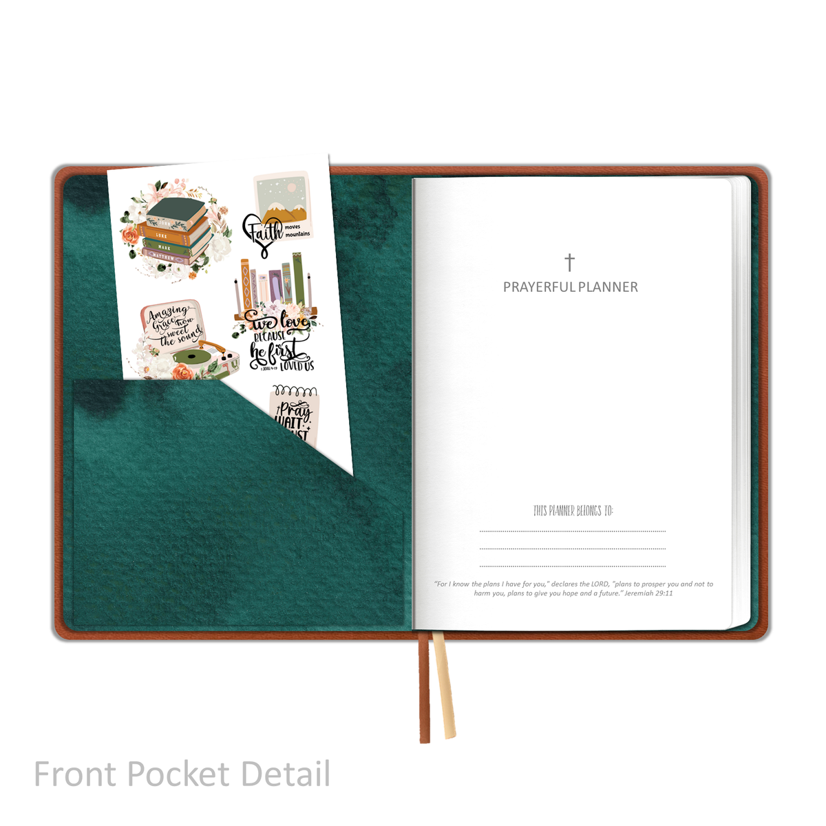 Weekly Planner - UNDATED Soft Cover Saddle