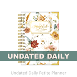 "Petite" Prayerful Planner - "UNDATED" Budding Branches