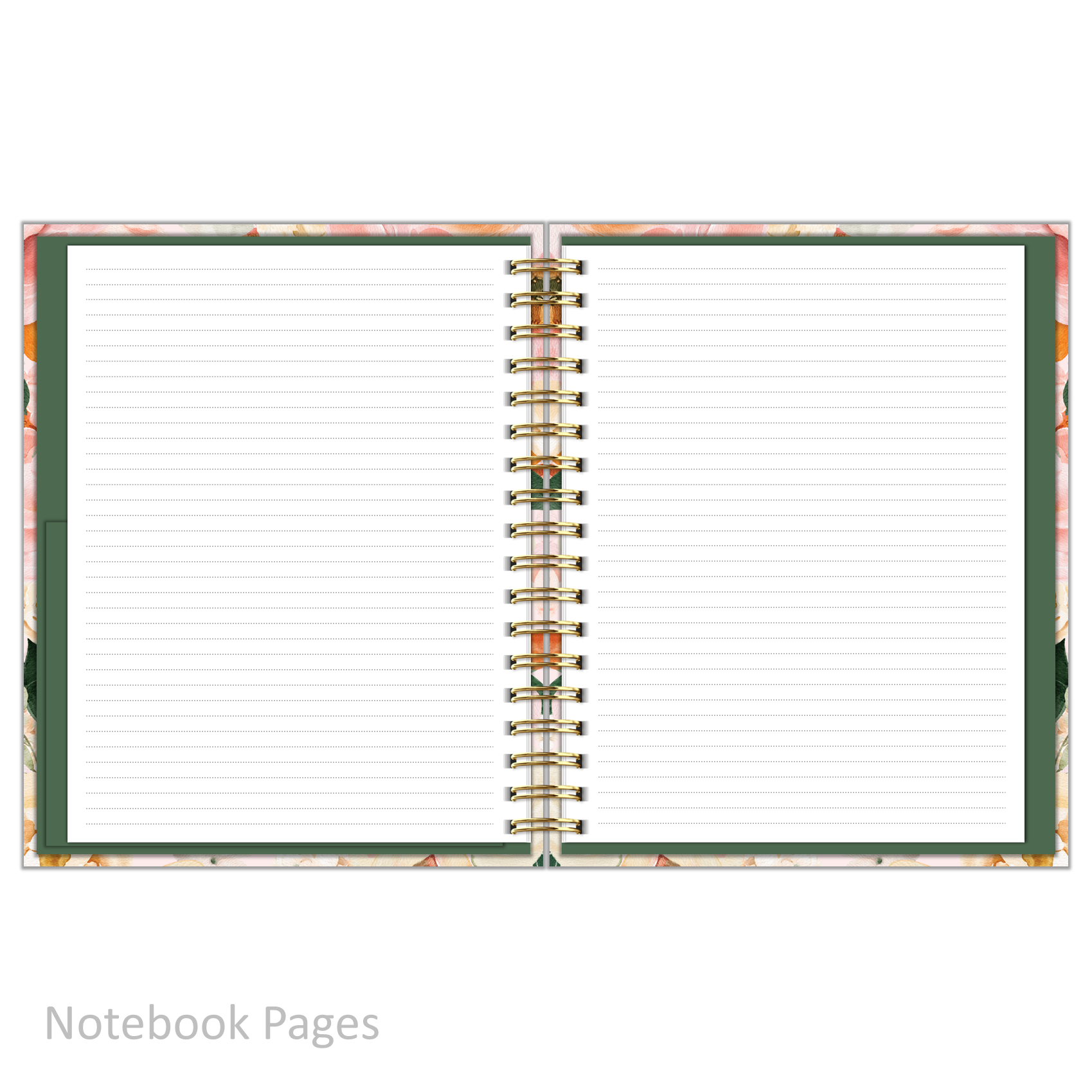 Notebook - "Classic Size" Hopeful Blooms