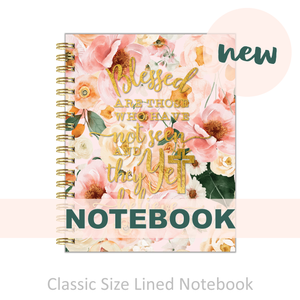 Notebook - "Classic Size" Hopeful Blooms
