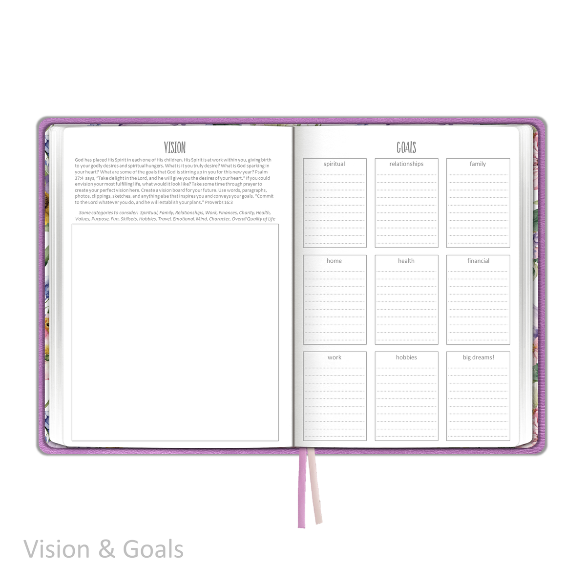Weekly Planner - UNDATED Soft Cover Plum