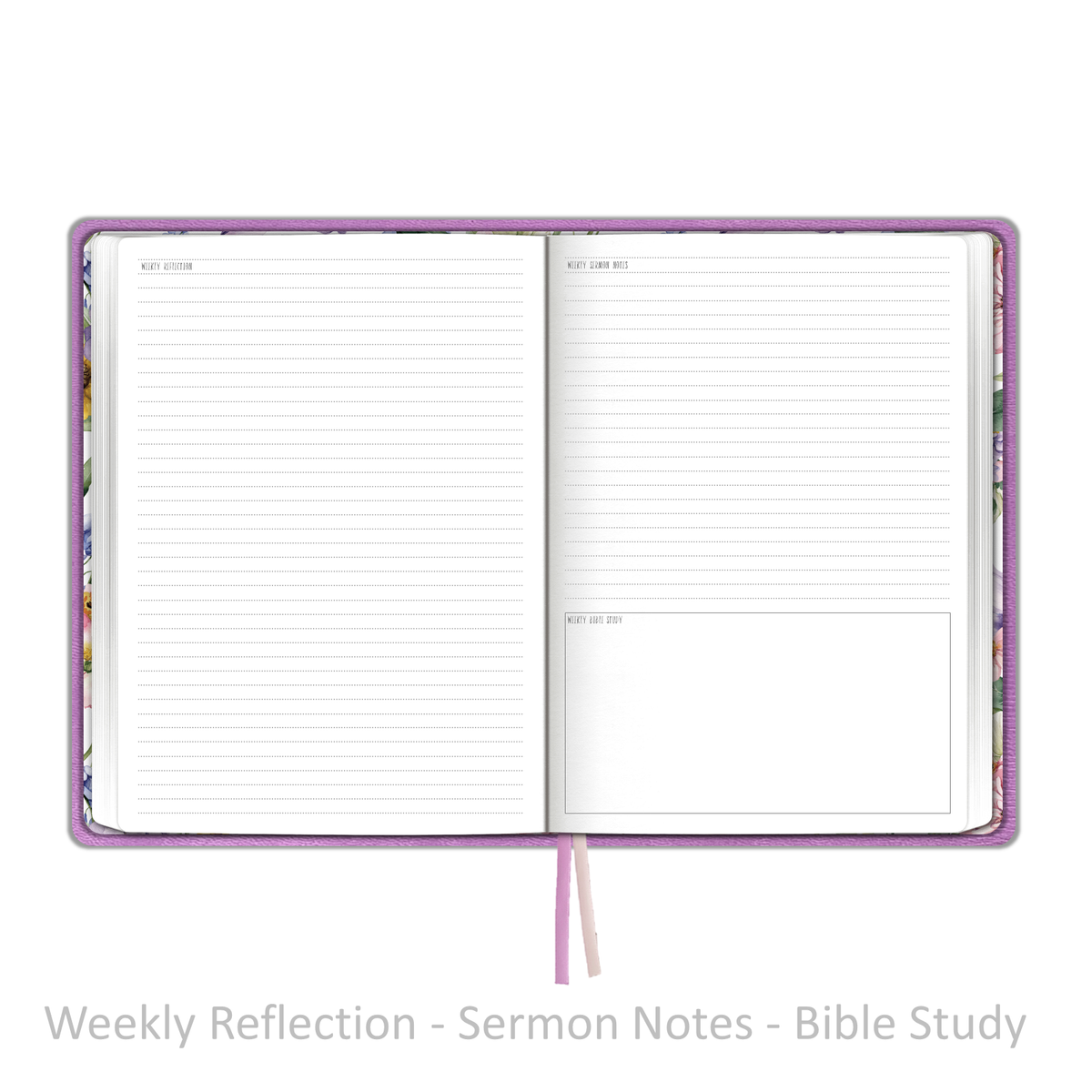 Weekly Planner - UNDATED Soft Cover Plum