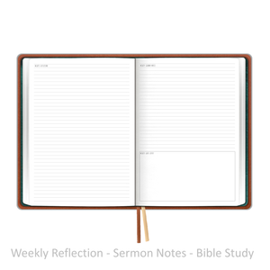 Weekly Planner - UNDATED Soft Cover Saddle