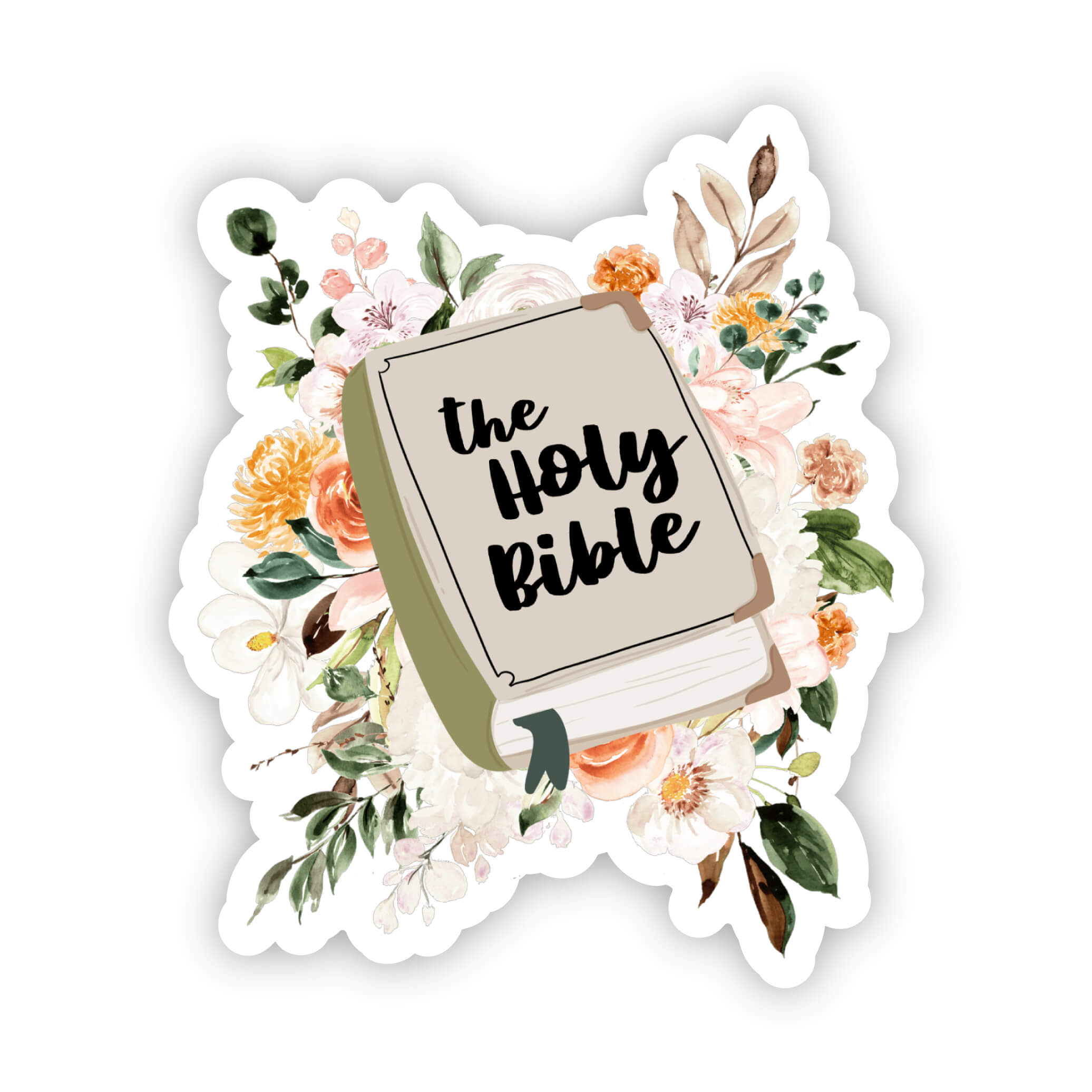 The Holy Bible Sticker, 3x3 in.