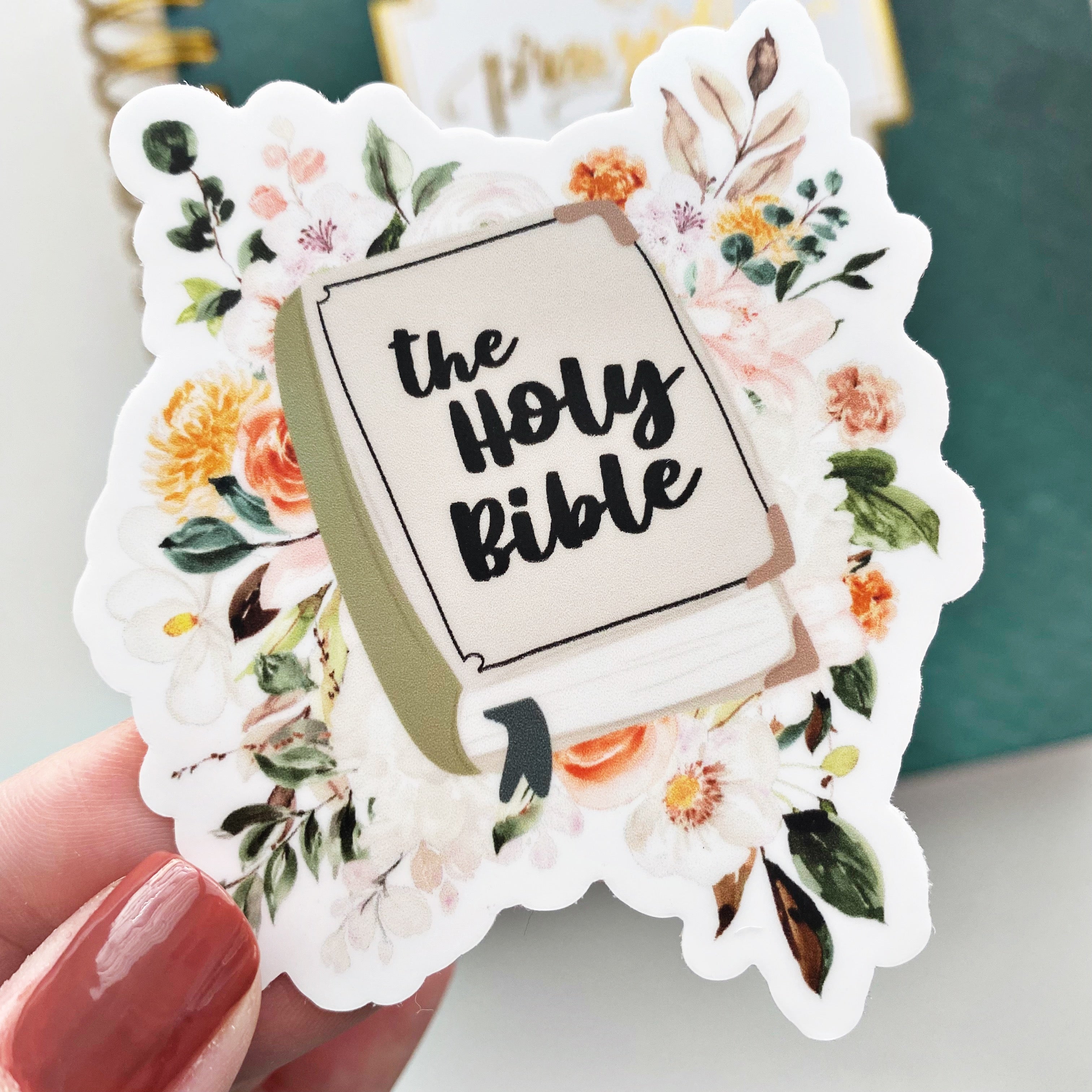 The Holy Bible Sticker, 3x3 in. - Prayerful Planner