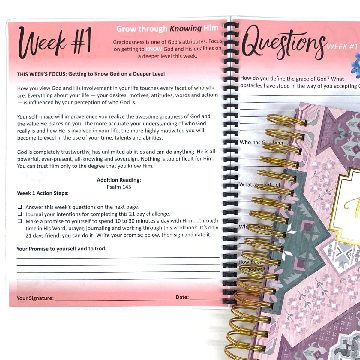 PRINTABLE Grow in Grace 21 Day Challenge